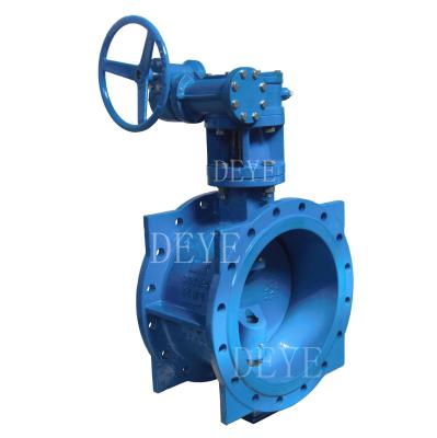 China Ductile Iron AWWAC504 EN558 Double Eccentric Flanged Butterfly Valve For Drinking Water for sale