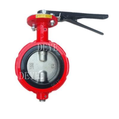 China General Ductile Iron 125/150PSI Weco Wafer Butterfly Valve For Water Oil for sale