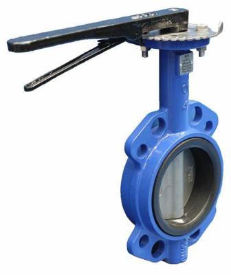 China General Made In China Cast Iron BUNA Seat Wafer Butterfly Valve For Water for sale