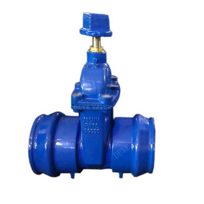 China Cast Iron PN16 General Socket Welded For PVC Pipe Gate Valve For Drinking Water for sale