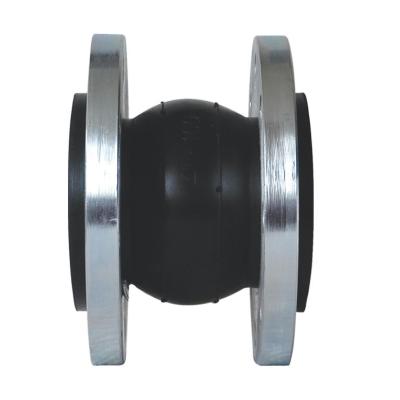 China Single EPDM Sphere Galvanized Flexible Rubber Flange Expansion Joint DN50-DN1000 for sale