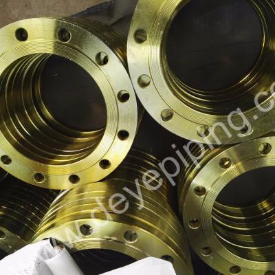 China DIN PN16 SORF Petroleum Carbon Steel Flange For HDPE PVC Pipes for sale