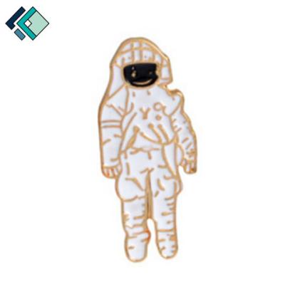 China Lapel Pin Brooch Astronauts Badges Europe China Manufacturer Supply Creative Outer Space Gifts For Souvenir Custom Badge for sale