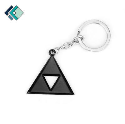 China Fashionable Hot Sale Key Chain Game Skyward Sword Wild Eye Key Chains Master Key Chains Custom Shield Harp Keychain Metal Ring Key Tag for sale