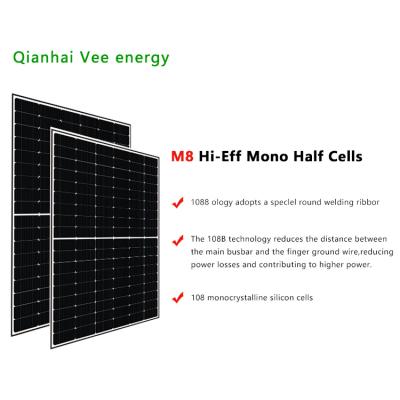 China Solar module High efficiency solar cell 410W 415w photovoltaic panel single crystal solar module solar panel for sale