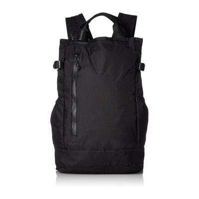 China Wholesale Waterproof Travel Waterproof Black Backpack Factory Large Capacity Outdoor Backpack for sale