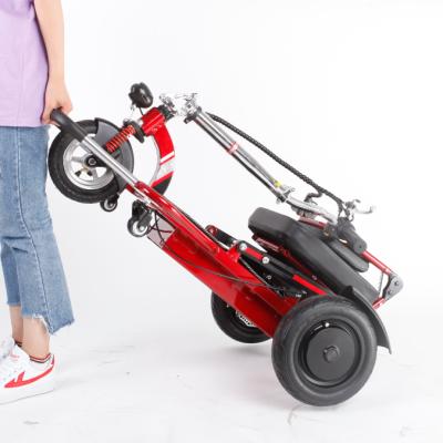 China Double Seat Lightweight Handicapped / Older / Adult Used Mobility Scooter 3 Wheel 4 Wheel Folding  Mobility Scoo for sale