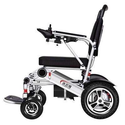 China Aluminum Alloy Remote Control Wheelchair Lightweight Portable 61*32*78cm for sale