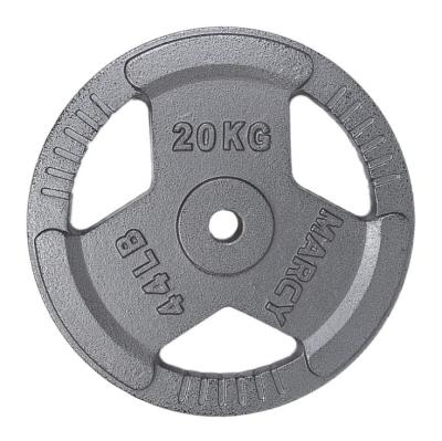 China Bodybuilding Fitness Gray Baked Solid Enamel Stain Gym Custom Weightlifting Competition Bumper Plate Set for sale