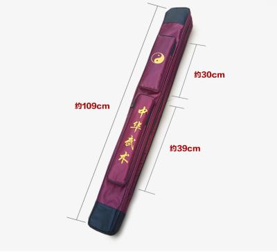 China Chinese canvas material with you Shu Equipment Oxford Fabric Tai chi sword bag double for sale