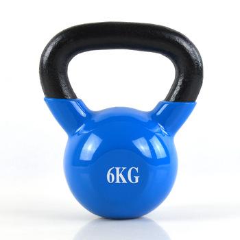 China Universal Colorful Gym Workout Fitness Equipment Competition Kettle Bell Painted Cast Iron Kettlebell for sale