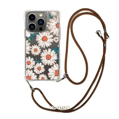 China Full Body Covered Phone Shockproof Customized Case With 133cm Cotton Adjustable Strap Phone Lanyard Patches For Samsung for sale