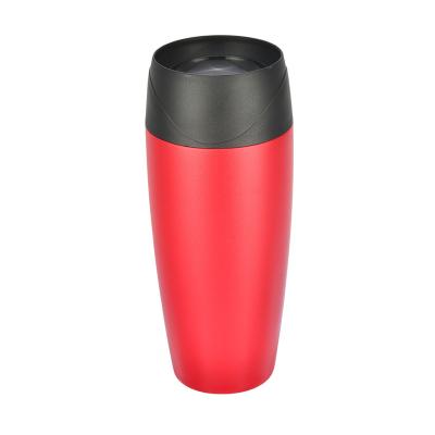 China Viable HOT SALT 14oz Insulated Reusable Coffee Mug Double Walled Personality Stainless Steel Classic Travel Mug for sale