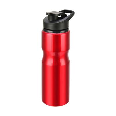 China 750ml Sustainable Customized Single Wall Aluminum Metal Sports Water Bottle With PP Lid ZJ-604 for sale