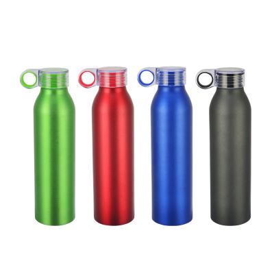 China New Sustainable 650ml Water Sport Bottle Colorful Aluminum Water Tumbler With Lid ZJ-520 for sale