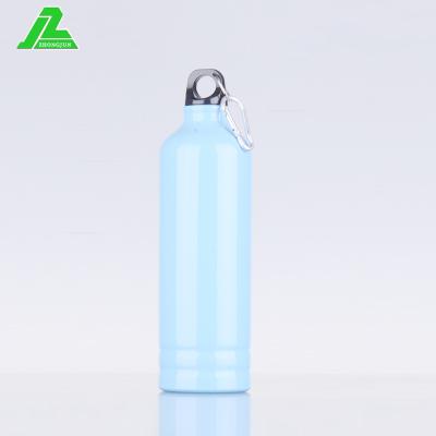 China Promotion 750ml Customized Sustainable Promotion Bottle Sports Water Bottle Bicycle Bottle Camping Aluminum Cup With Lid for sale