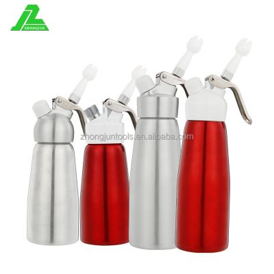 China Sustainable Innovative 500ml Cream Kitchen Tools Aluminum Cream Whipper Dispenser for sale