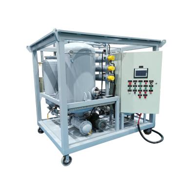 China Model ZJA-6KY 6000L/H ZJA-6KY Double Stages Vacuum Transformer Oil Purifier for sale