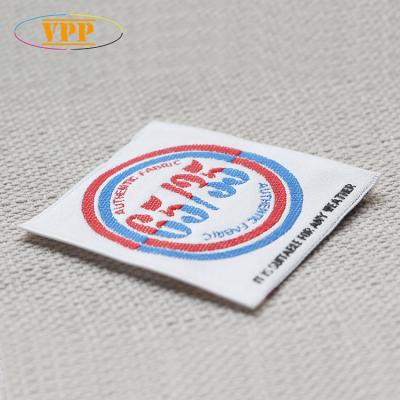 China Sustainable Custom Made Fabric Apparel Apparel Key Edge Collar Labels for sale