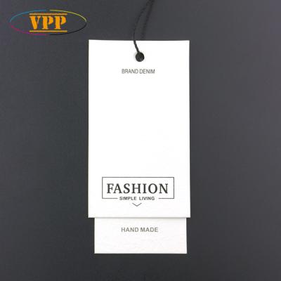 China Both viable custom pieces set stiff heavy paper tags heavy hanger tag for sale