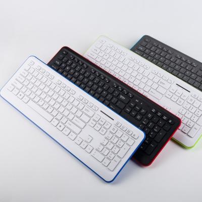 China OEM Service Manufacturer Supply 2.4G Wireless Professional Wireless Keyboard with 106 Chocolate Key in Nice Touch Feeling for Office for sale