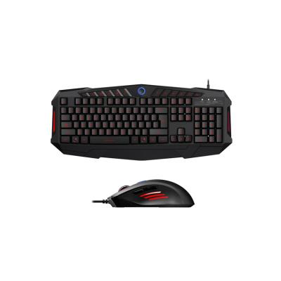 China Ergonomic USB Gaming Mouse Keyboard Combos Gaming Optical Cable Human Keyboard and Mouse Combo for sale