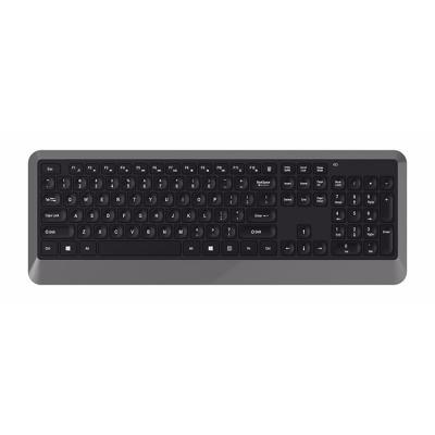 China Fashion Human Ergonomic Computer Keyboard 2.4Ghz Wireless Ultra Thin English-Arabic Layout for sale