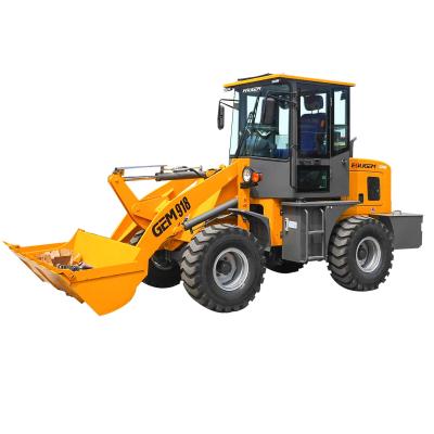 China Garment Shops China Factory Farm Equipment GEM918 1.3ton Heavy Snow Blade Bucket CE Wheel Loader for sale