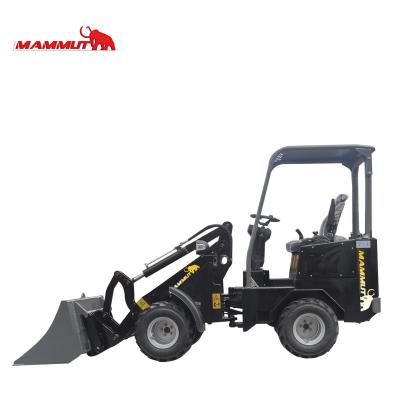 China Cheap Hotels wl10 1700kg China Front End Loader Mini Wheel Loaders Small Front With Pallet Fork for sale