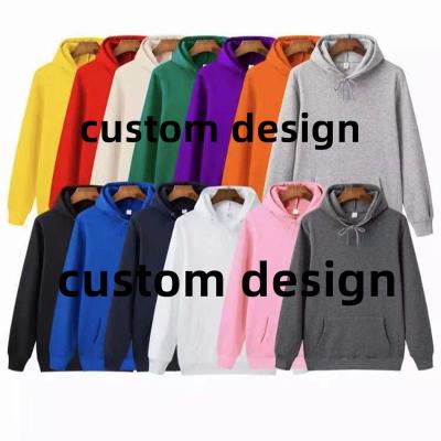 China Waterproof Custom Logo Print Cotton Blank Casual Luxury Hoodies Tracksuit Unisex Fleece Embroidery Bulk Heavyweight Plain Men's Hoodies for sale