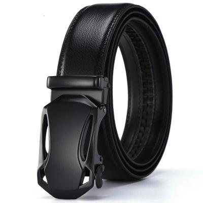 China ALLOY Automatic Buckle Versatile Leather Luxury Belt Business Model  Men Belt Direct Sales From Spot Suppliers Custom Leather B for sale