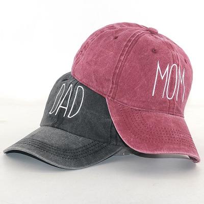 China Waterproof Corduroy Hats Men Baseball Cap Washed Cotton DAD MOM Embroidered Baseball Cotton Duck Tongue Dad Hip Hop for sale