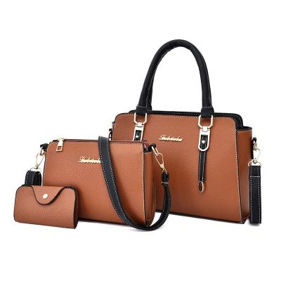 China Fashion Female  High Quality Luxury Bags Cheap Luxury  Designer Bags Sellers Factory wholesale Three-piece Bag Set for sale