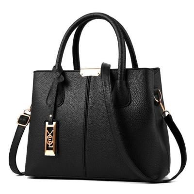 China Lady Factory Casual Tote Hand Bag Large Capacity High Quality Luxury Bags Female Stylish Pu Leather Mom Bag for sale