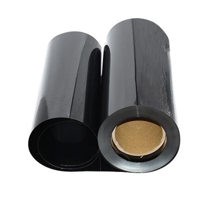 China 300 Micron Vacuum Tray Customized Plastic PVC Sheet Roll PVC Film Moisture Proof Black For Thermoforming for sale