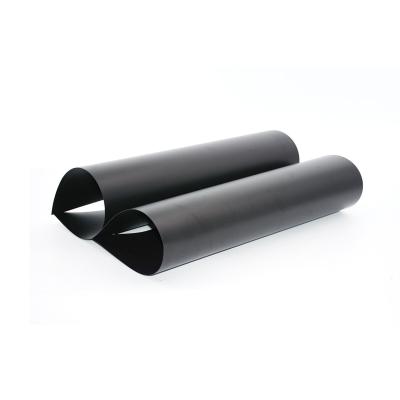 China Matt Black Plastic Moisture Proof Film 150 Micron ESD PVC Plastic Roll For Stationery for sale