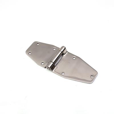 China Hot Sale Stainless Steel Trailer Hinge Double Truck Body Parts Container Simply Fitted Side Door Hinge for sale