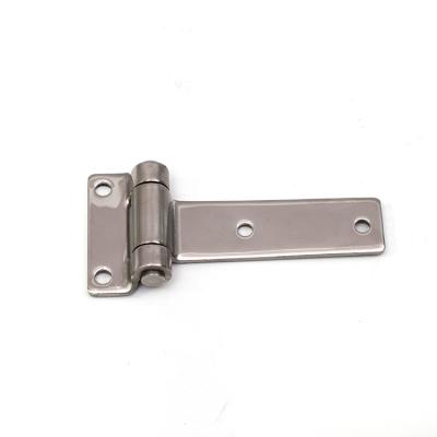 China Stainless Steel T Trailer Truck Tool Box Simply Fitted Flat Door Hinge for sale