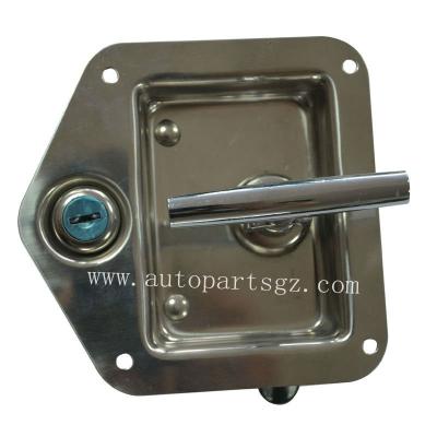 China Recessed Freezer Truck Side Door Lock / Pallet Locks Rod Dia: 27mm / 22mm for sale