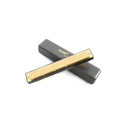 China Fashion Style Hard Musical Instruments Customize Education Toy Harmonica 24 Cuboid Hole for sale