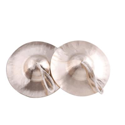 China Good Quality Product Yellow Cymbals Hard Copper Alloy Wholesale Customized Popular Cymbals for sale