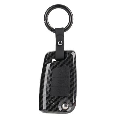 China ABS+silicon double protection car key case intelligence silicon car key cover for VW Magotan/Variant/LAVIDA/Lamando/T-Cross/Tiguan/GOLF/T-RO for sale