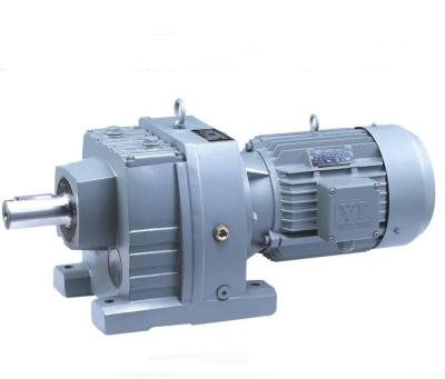 China Packing machine R57 series 2.2kw transmission gearbox single helical reduction motor, helical motor gearbox prices, gearbox manufacturers for sale