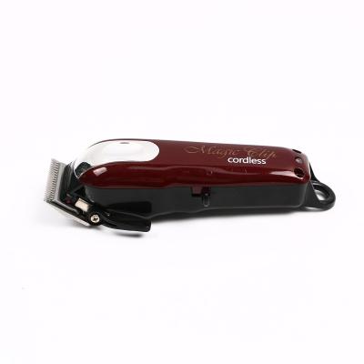 China Commercial Rechargeable Trimmer Blade Steel Cordless Electric Hair Clipper for sale