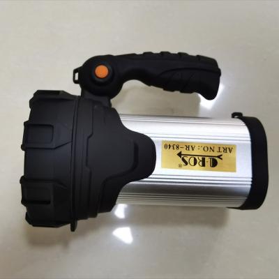 China Alumiunm and Hot Selling High Power ABS Strong Light Torch Emergency Background Rechargeable Led Torch Light for sale