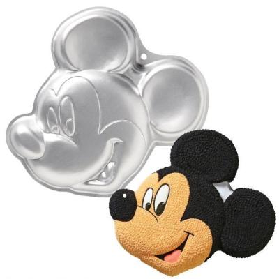 China Viable Aluminum Mickey Mouse Cake Pan Cake Mold for sale