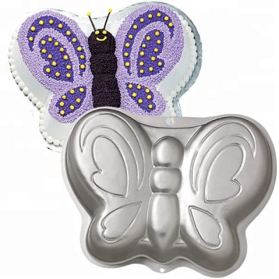 China Cake Making Cardboard 3D Butterfly Shape Mold Cake Pan for sale