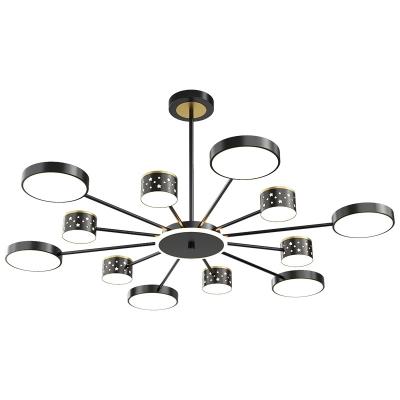 China Best Quality LED Modern High Ceiling Chandeliers Modern Luxury Living Room Chandelier for sale