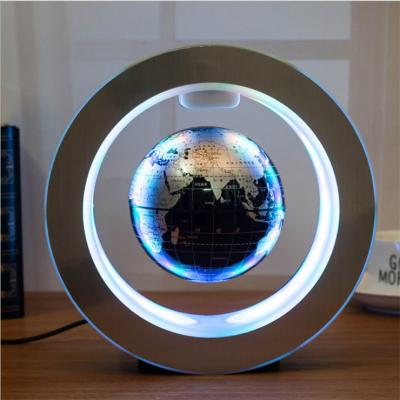 China 2021 Modern Novelty Magnetic Levitation Globe Light World Map Lamp Floating Levitating Globes Home Decoration Electronic Anti-Gravity for sale