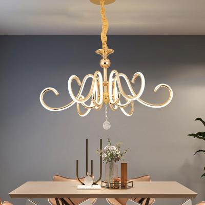 China Modern LED Ceiling 10 Light New For Living Room Bedroom Home Bedroom Pendant Large Modern Luxury Lighting Chandelier For Hotel for sale